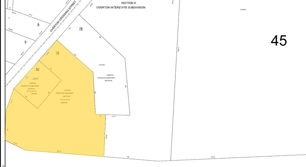 Overton Crossing St, Memphis, TN à vendre - Plan cadastral - Image 2 de 2