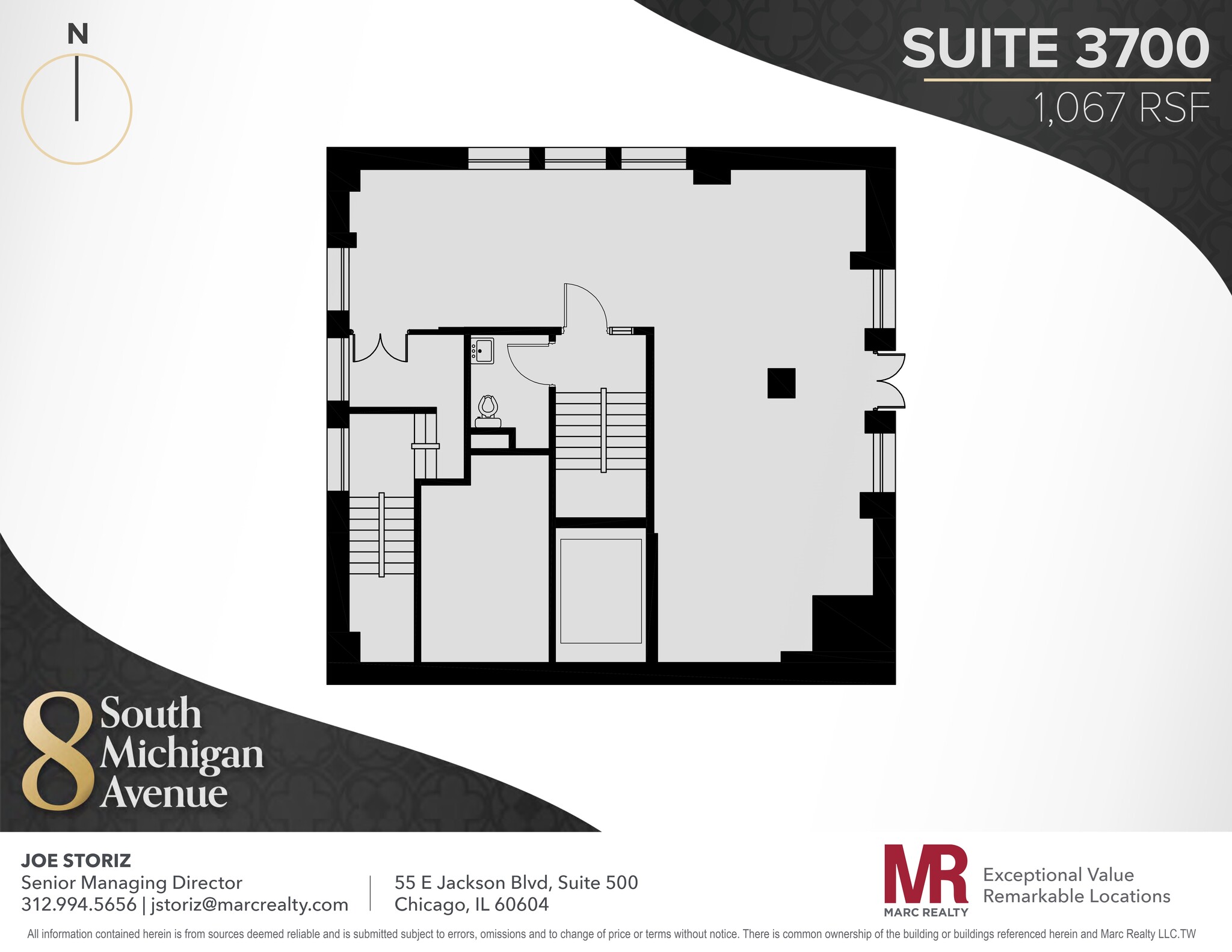 8 S Michigan Ave, Chicago, IL à louer Plan de site- Image 1 de 7