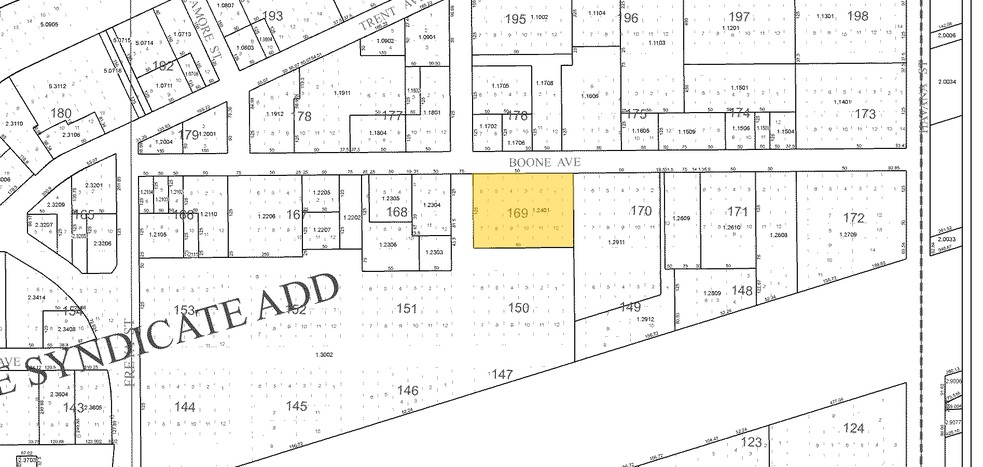 3920 E Boone Ave, Spokane, WA à vendre - Plan cadastral - Image 3 de 3