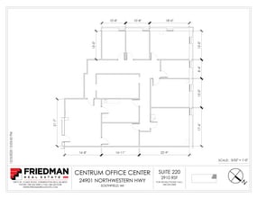 24901 Northwestern Hwy, Southfield, MI à louer Plan d’étage- Image 1 de 1