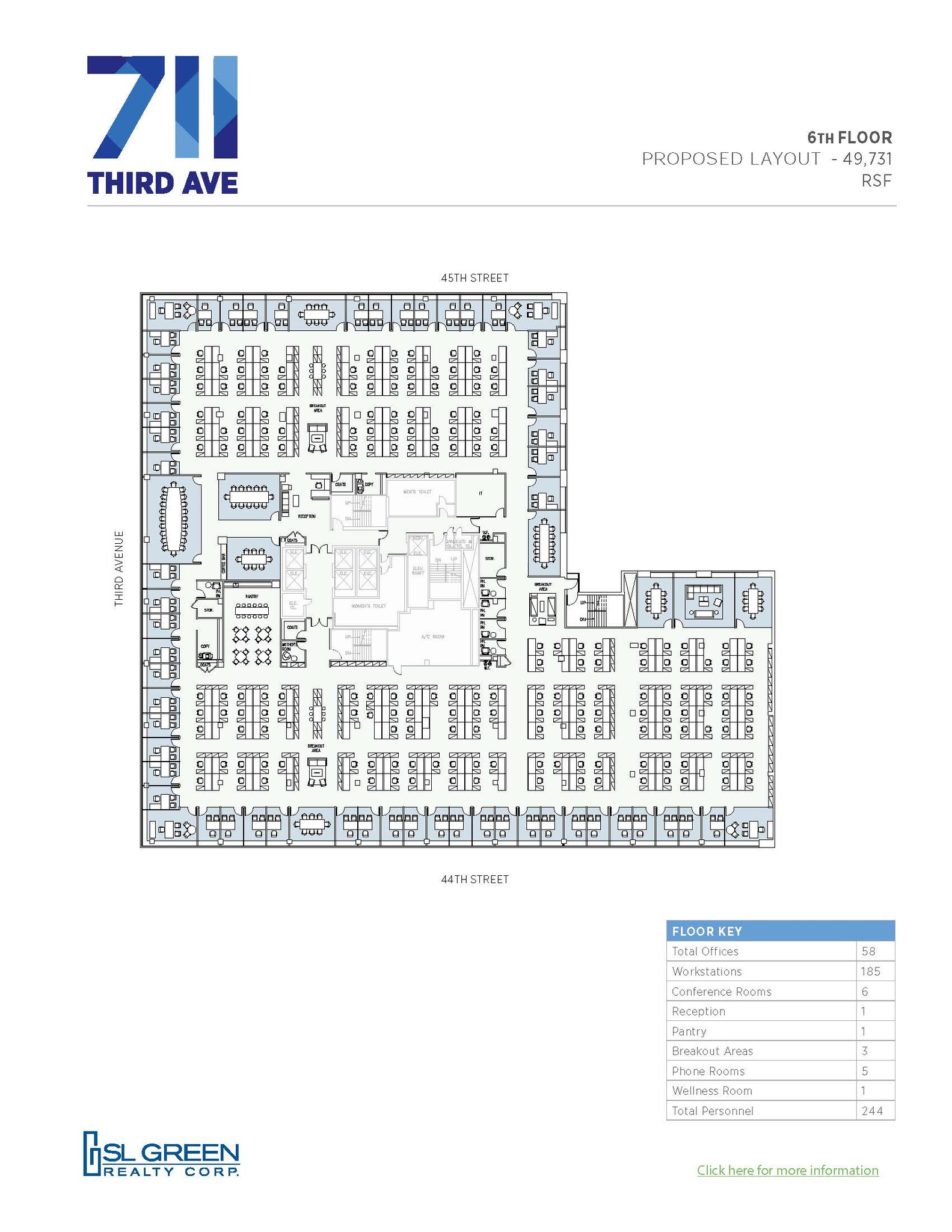 711 Third Ave, New York, NY for lease Floor Plan- Image 1 of 1