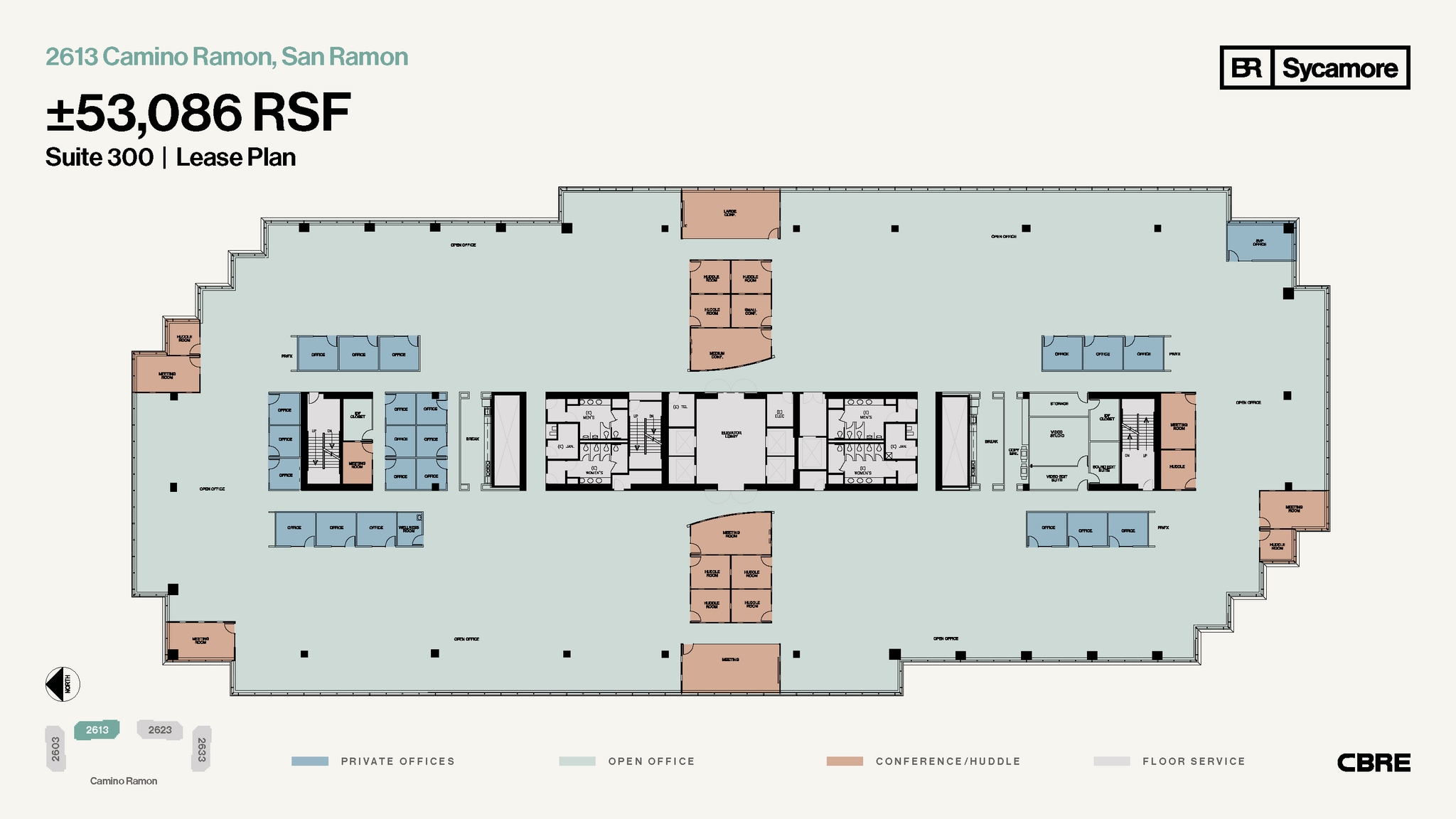 2603-2633 Camino Ramon, San Ramon, CA à louer Plan d’étage- Image 1 de 1