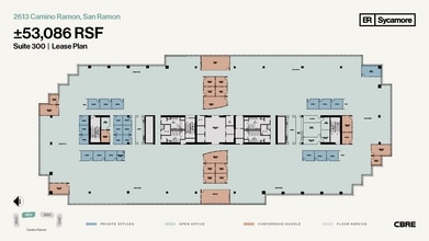 2603-2633 Camino Ramon, San Ramon, CA à louer Plan d’étage- Image 1 de 1