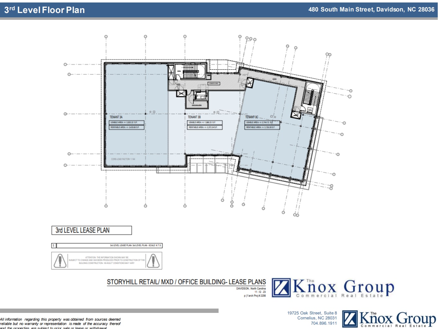480 S Main St, Davidson, NC for lease Floor Plan- Image 1 of 2
