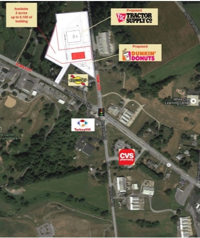 Newark Rd, Toughkenamon, PA à vendre - Aérien - Image 2 de 7