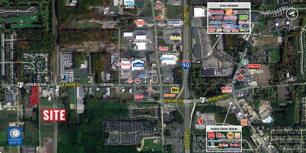732 Avon Belden Rd, Avon Lake, OH à vendre - Aérien - Image 2 de 4