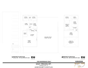 2441 Pecan St, Carrollton, TX à louer Plan de site- Image 1 de 1