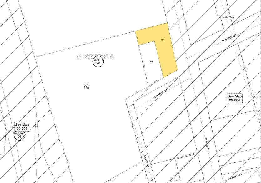 100 N 10th St, Harrisburg, PA for lease - Plat Map - Image 3 of 5