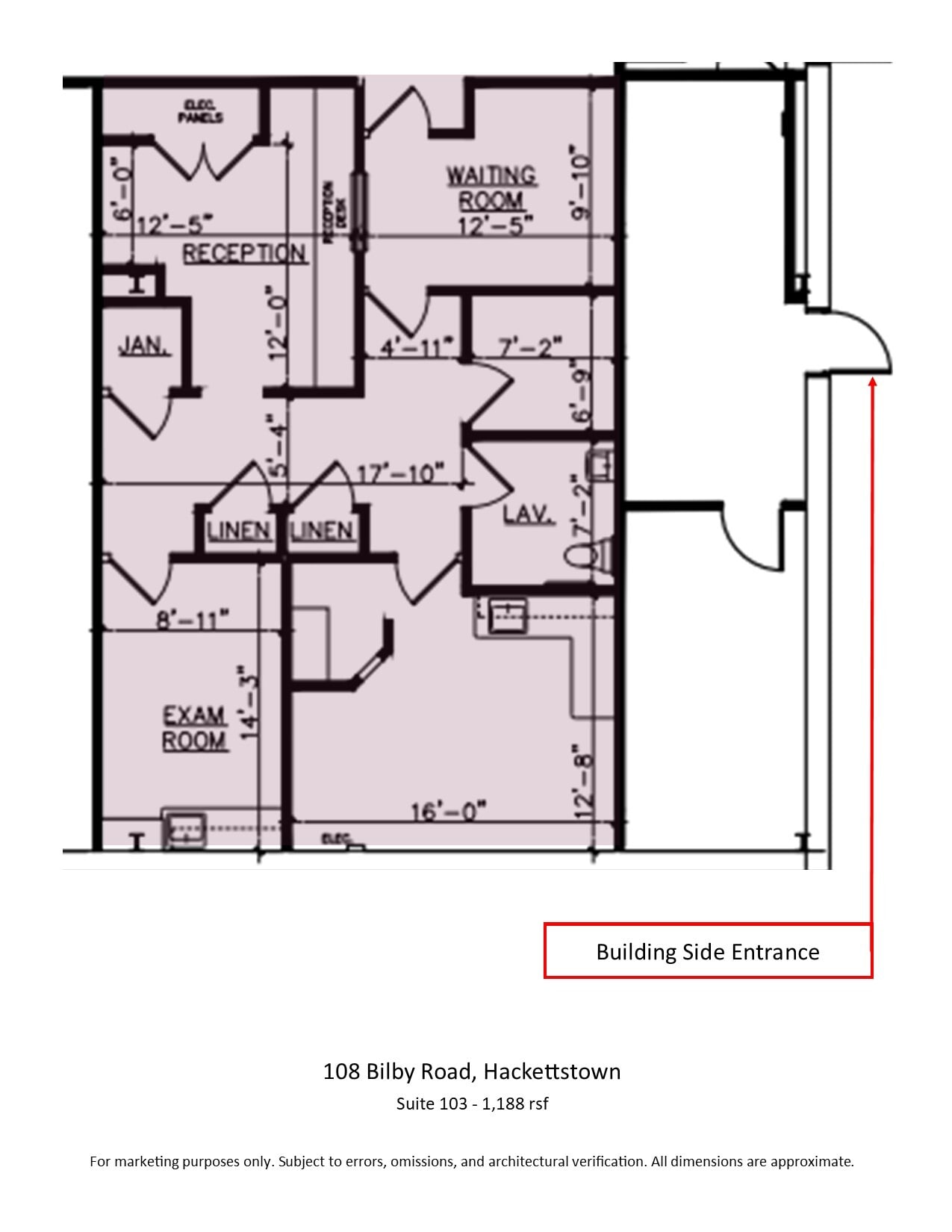 108 Bilby Rd, Hackettstown, NJ for lease Floor Plan- Image 1 of 1