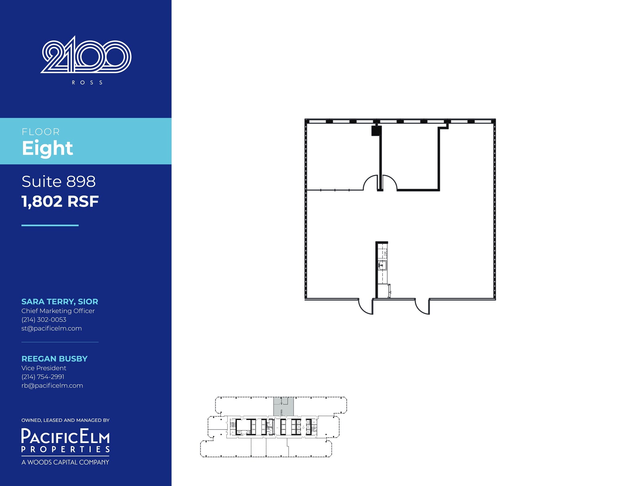 2100 Ross Ave, Dallas, TX à louer Plan de site- Image 1 de 1