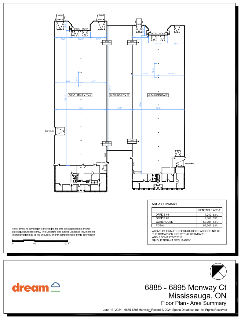 6885-6895 Menway Ct, Mississauga, ON for lease Floor Plan- Image 1 of 1