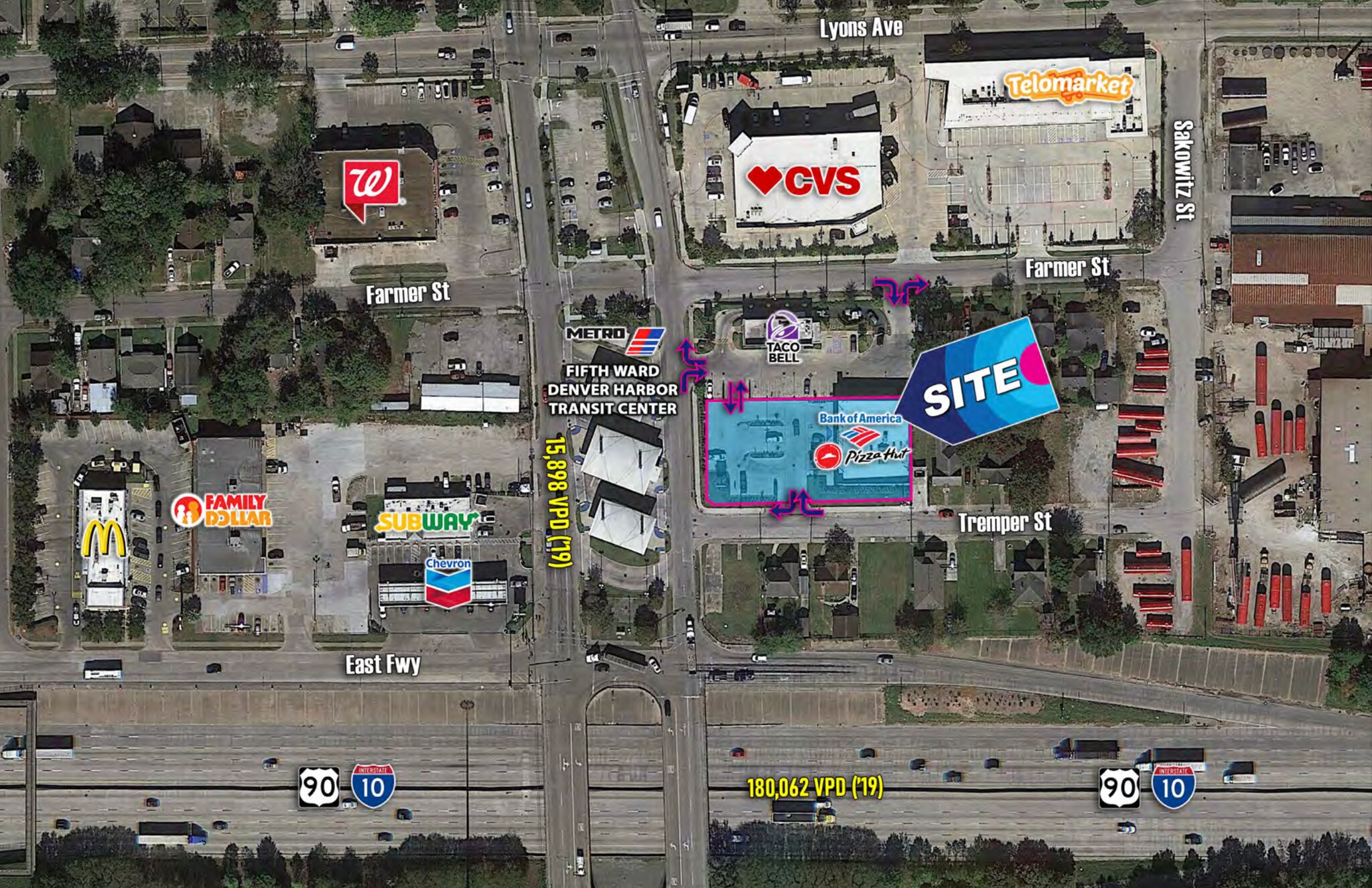 1454 Lockwood Dr, Houston, TX à vendre Photo du bâtiment- Image 1 de 1