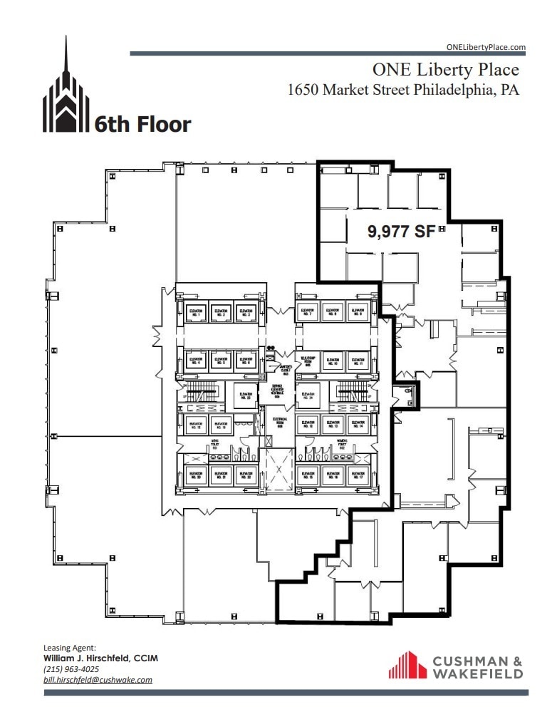 1650 Market St, Philadelphia, PA for lease Floor Plan- Image 1 of 1
