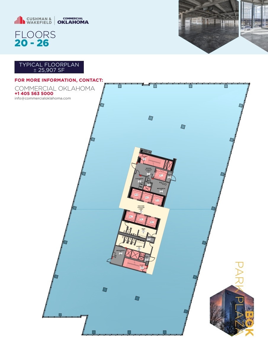 499 W Sheridan Ave, Oklahoma City, OK for lease Floor Plan- Image 1 of 1