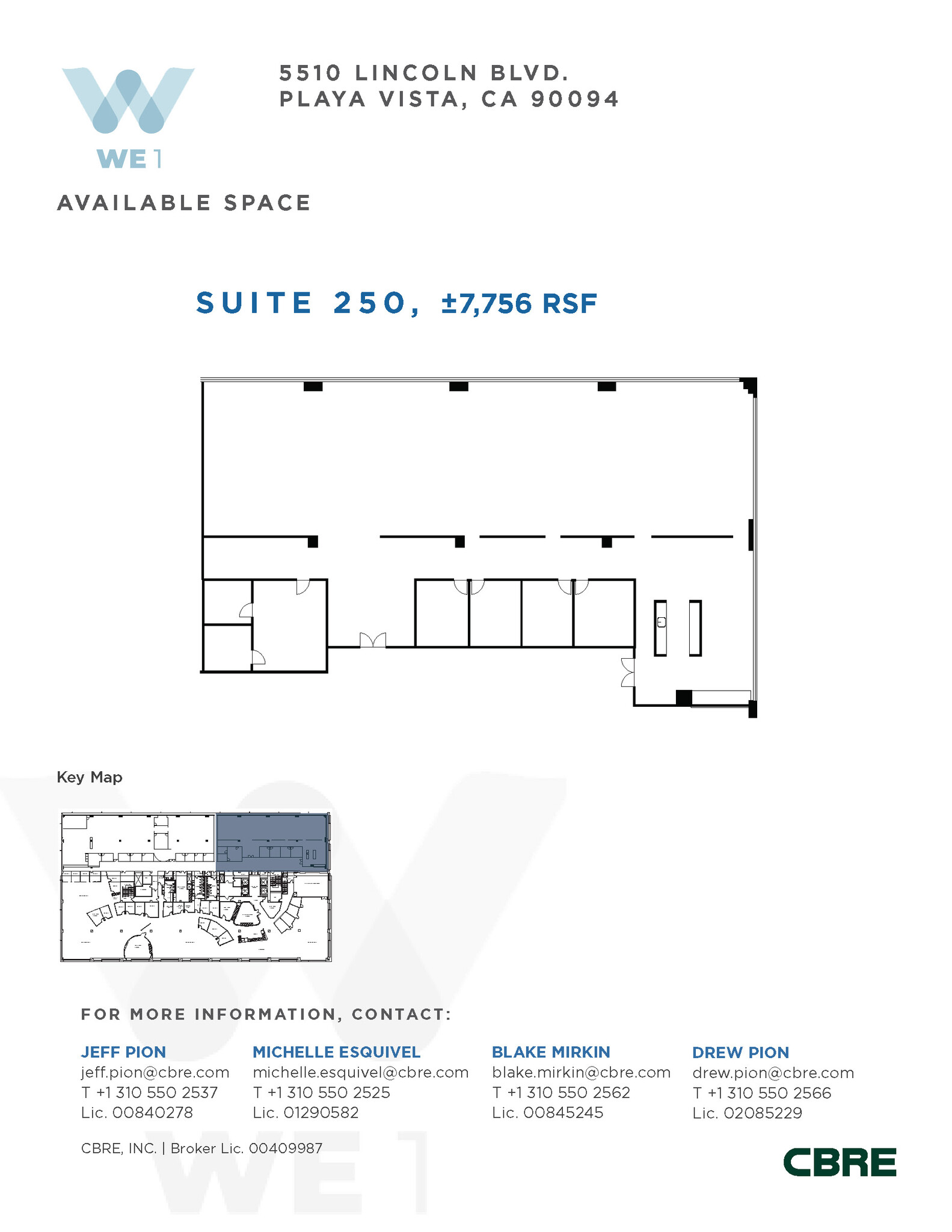 5510 Lincoln Blvd, Playa Vista, CA for lease Floor Plan- Image 1 of 3