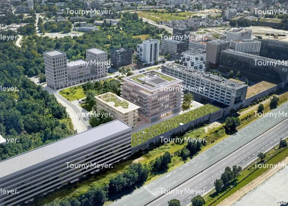 Office in Saint-Jacques-de-la-Lande for lease Aerial- Image 1 of 5