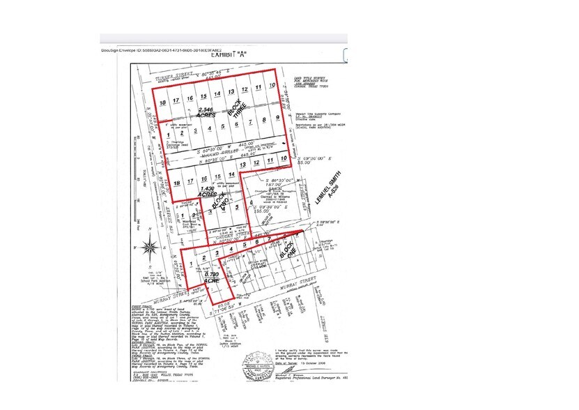 0 6th and Turner St, Conroe, TX à vendre - Photo du bâtiment - Image 1 de 4