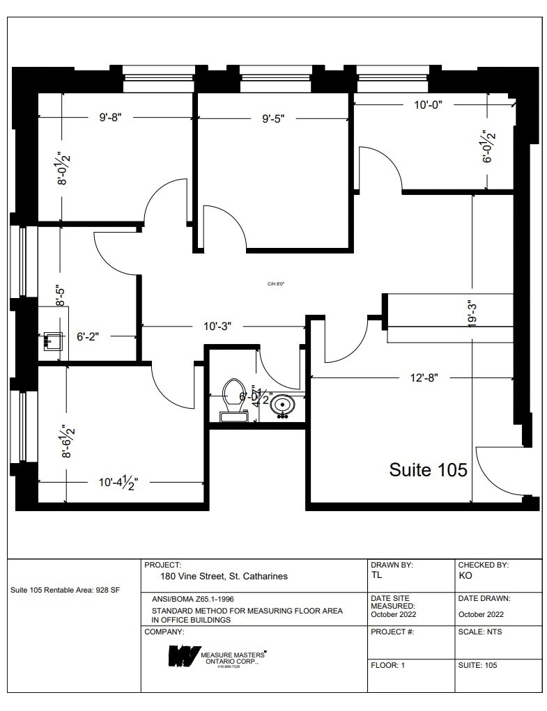 180 Vine St S, St Catharines, ON for lease Floor Plan- Image 1 of 1