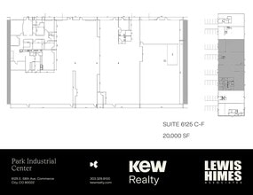 6000 E 58th Ave, Commerce City, CO à louer Plan de site- Image 1 de 1