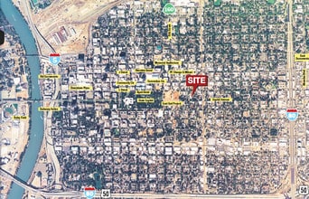 1217-1221 18th St, Sacramento, CA - AÉRIEN Vue de la carte