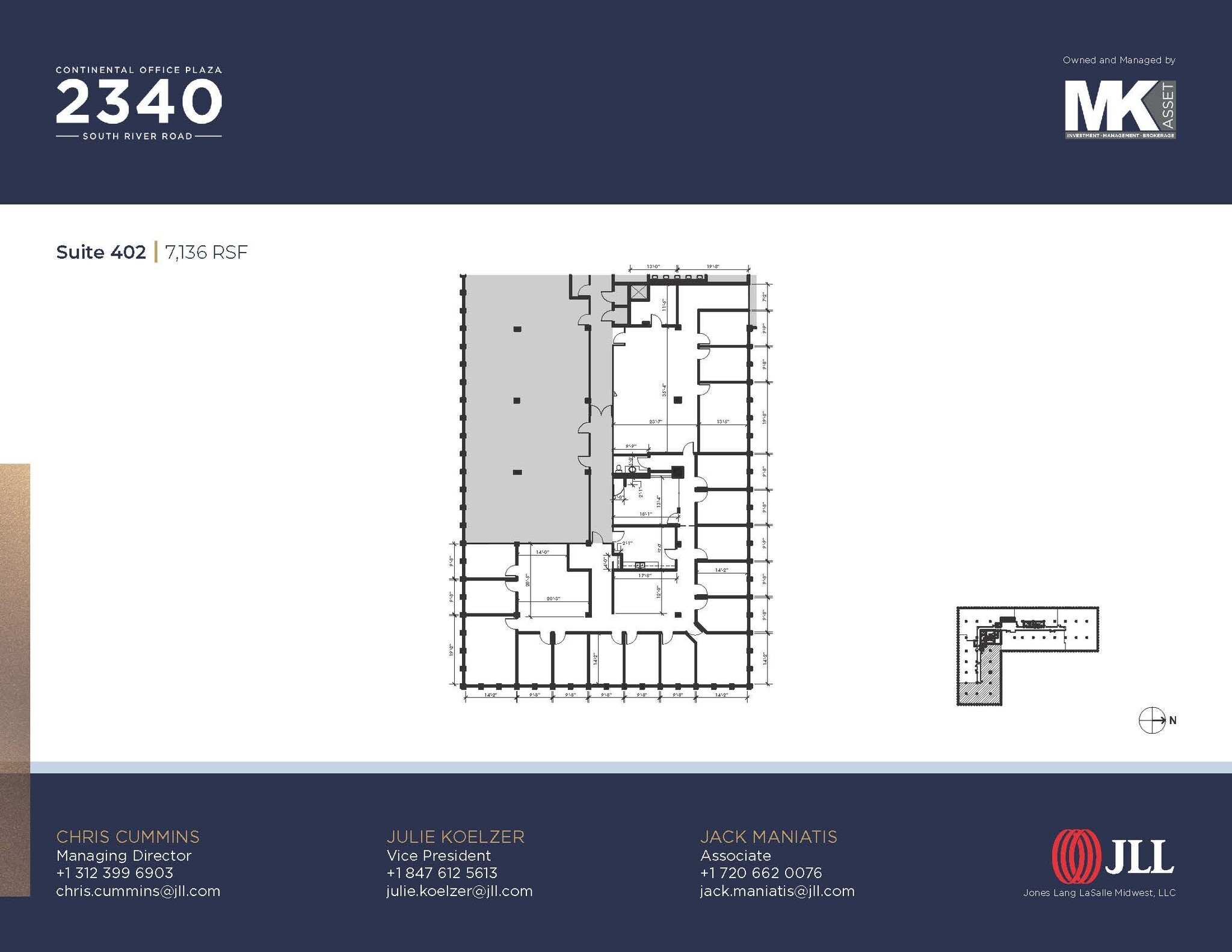 2340 S River Rd, Des Plaines, IL for lease Floor Plan- Image 1 of 1