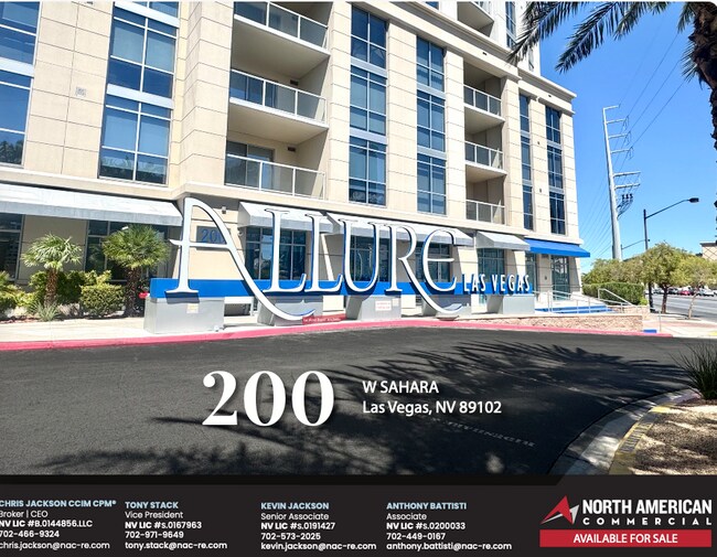 Plus de détails pour 200 W Sahara Ave, Las Vegas, NV - Multi-résidentiel à vendre