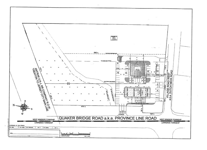 838 Village Rd W, Princeton Junction, NJ à vendre - Plan cadastral - Image 2 de 3