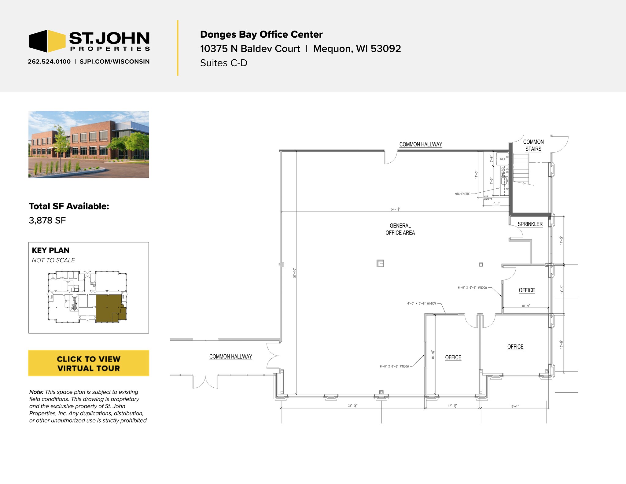 10375 N Baldev Ct, Mequon, WI for lease Site Plan- Image 1 of 8