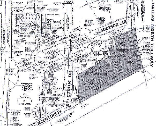 15601 Dallas Pky, Addison, TX for lease - Plat Map - Image 2 of 10