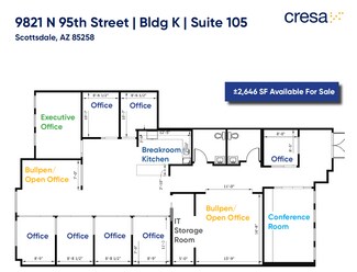 Plus de détails pour 9821 N 95th St, Scottsdale, AZ - Bureau à vendre