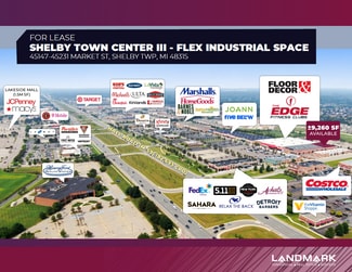 Plus de détails pour 45147-45231 Market St, Shelby Township, MI - Commerce de détail à louer