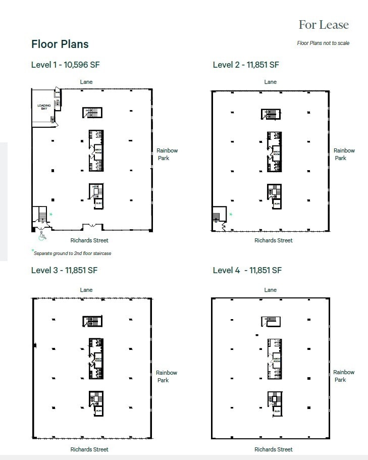 814 Richards St, Vancouver, BC for lease Floor Plan- Image 1 of 1