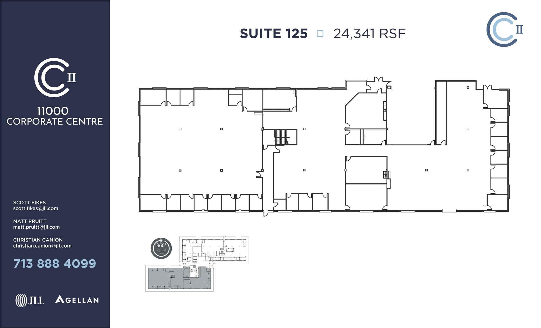 11000 Corporate Centre Dr, Houston, TX for lease Floor Plan- Image 1 of 2