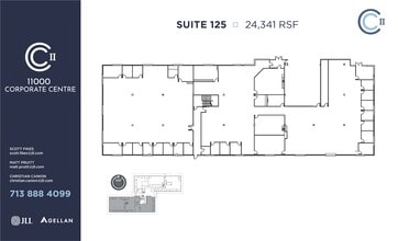 11000 Corporate Centre Dr, Houston, TX for lease Floor Plan- Image 1 of 2