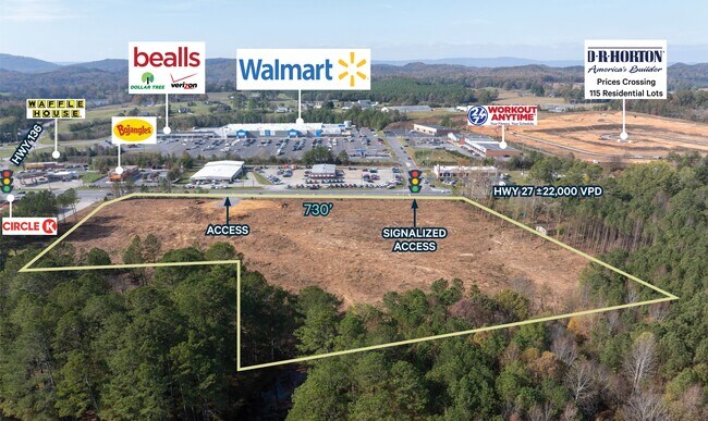 More details for N Hwy 27, LaFayette, GA - Land for Sale