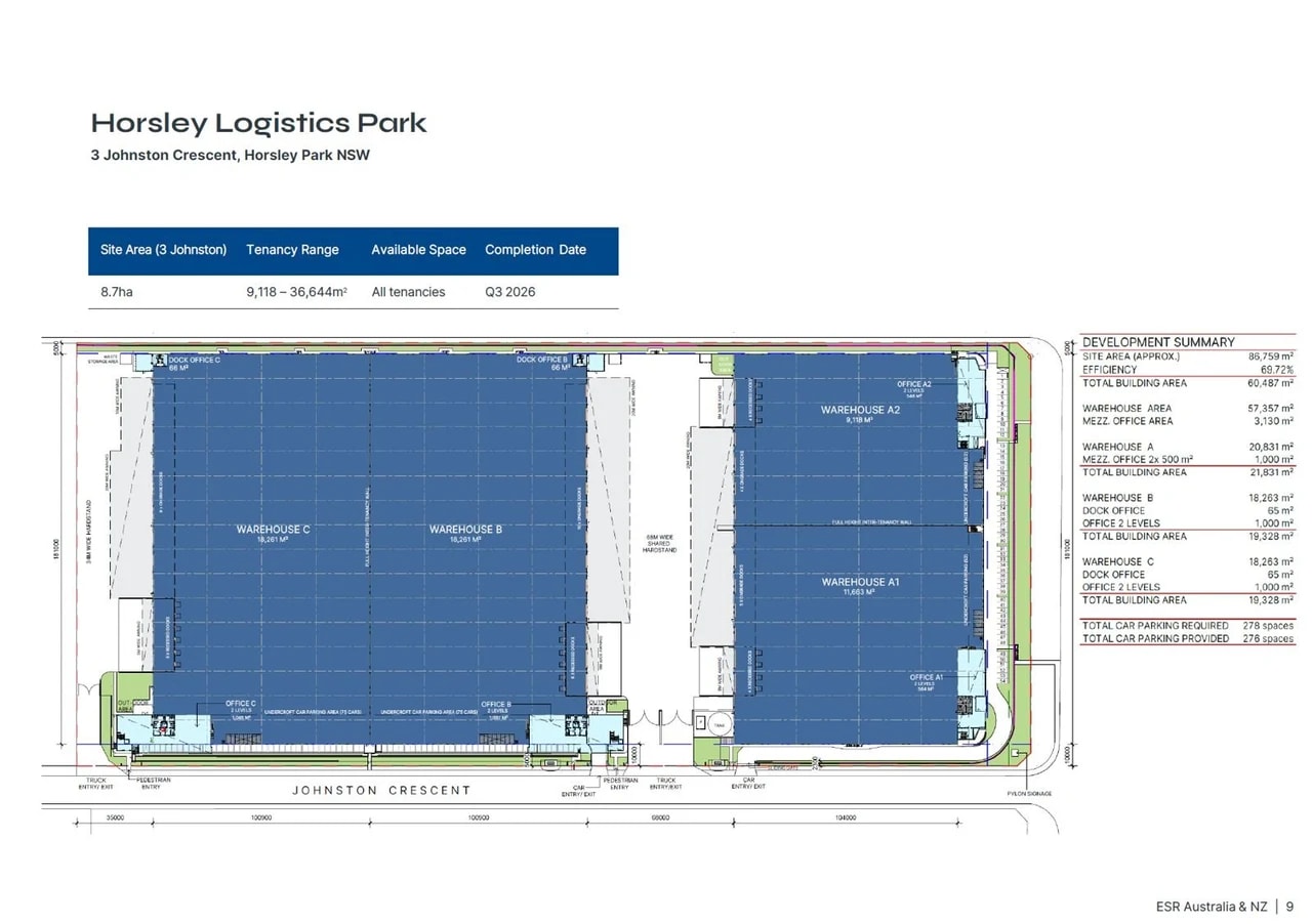 3 Johnston Cres, Horsley Park for lease Site Plan- Image 1 of 1