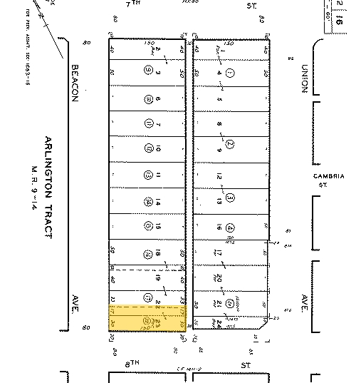 1629 W 8th St, Los Angeles, CA for sale - Plat Map - Image 2 of 40