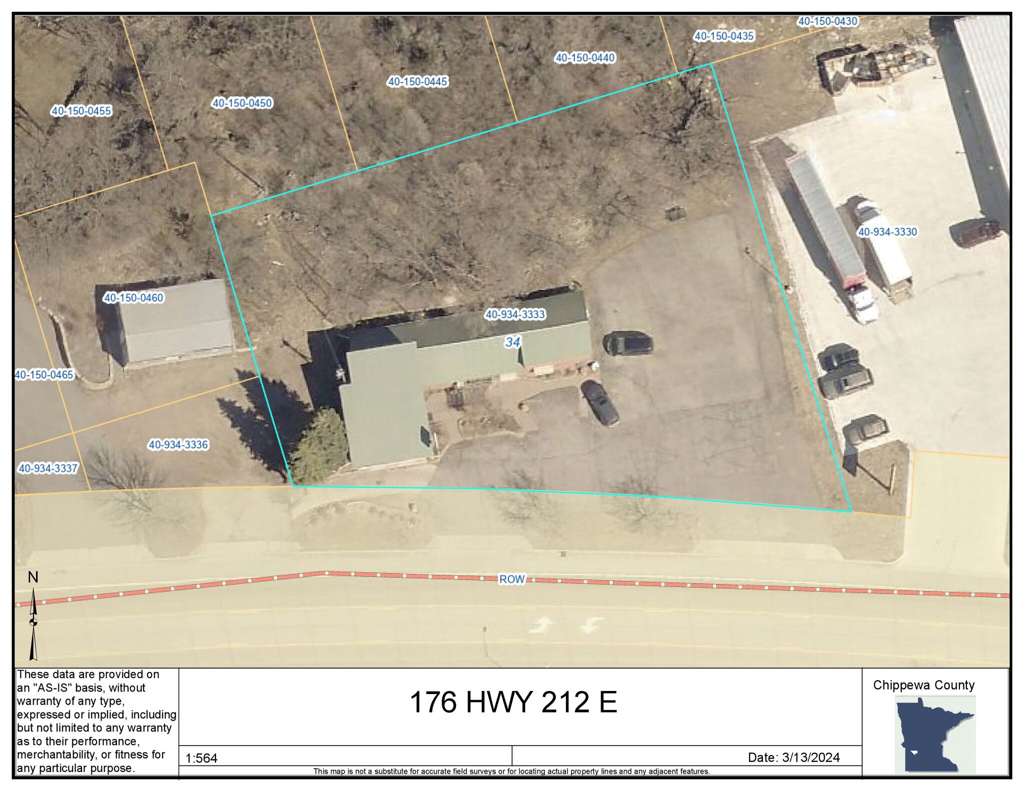 176 US-212 Hwy, Granite Falls, MN for sale Aerial- Image 1 of 8