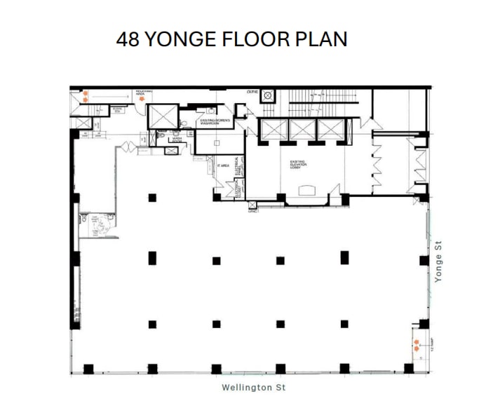 48 Yonge St, Toronto, ON for lease Floor Plan- Image 1 of 1