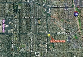 5900-5912 Del Amo Blvd, Lakewood, CA - Aerial  map view