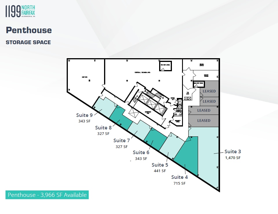 1199 N Fairfax St, Alexandria, VA for lease Floor Plan- Image 1 of 1