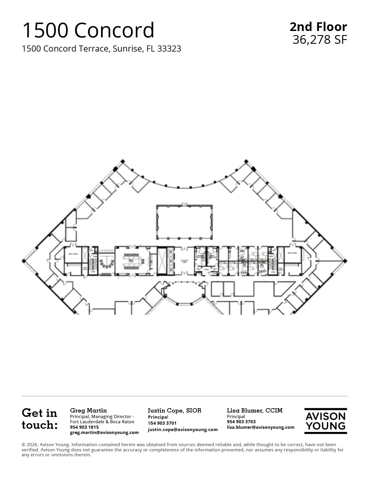 1500 Concord Ter, Sunrise, FL for lease Floor Plan- Image 1 of 1