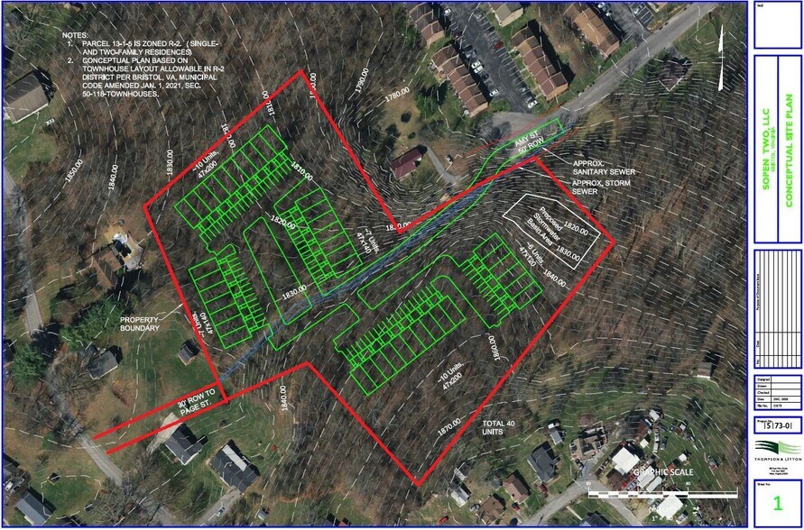 Tbd Amy St, Bristol, VA à vendre - Plan de site - Image 2 de 4