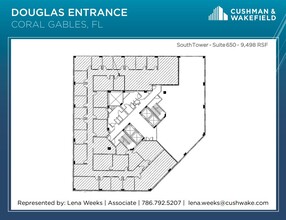 800 S Douglas Rd, Coral Gables, FL à louer Plan d  tage- Image 1 de 1