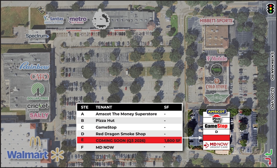 2422-2432 S Kirkman Rd, Orlando, FL for lease - Building Photo - Image 3 of 10