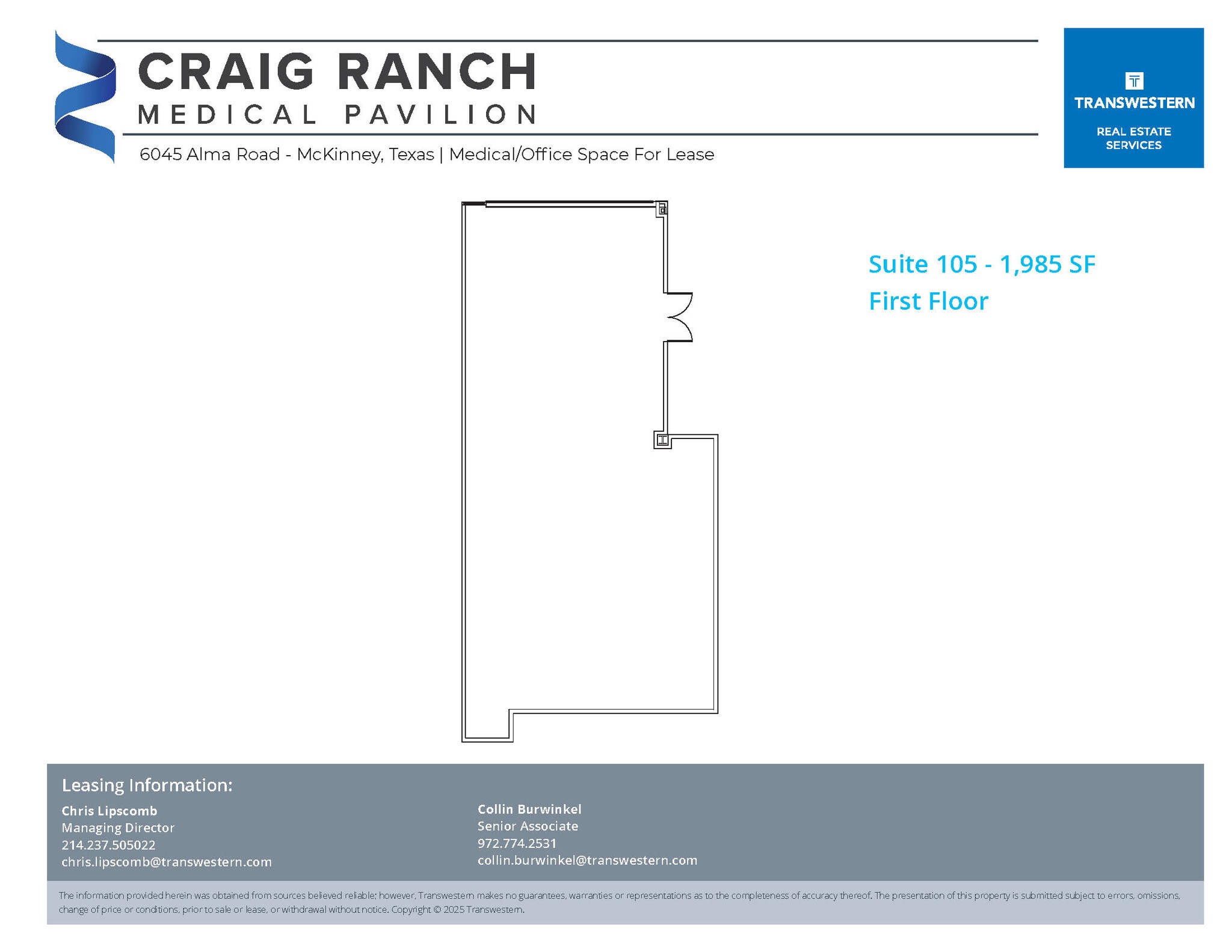6045 Alma Rd, McKinney, TX for lease Floor Plan- Image 1 of 1