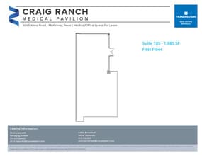 6045 Alma Rd, McKinney, TX for lease Floor Plan- Image 1 of 1