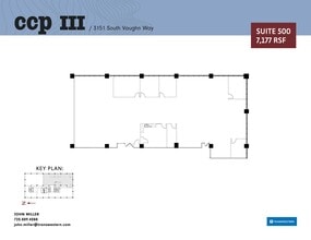 3131 S Vaughn Way, Aurora, CO for lease Site Plan- Image 1 of 2