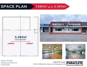 6237-6285 Crain Hwy, La Plata, MD for lease Floor Plan- Image 2 of 2