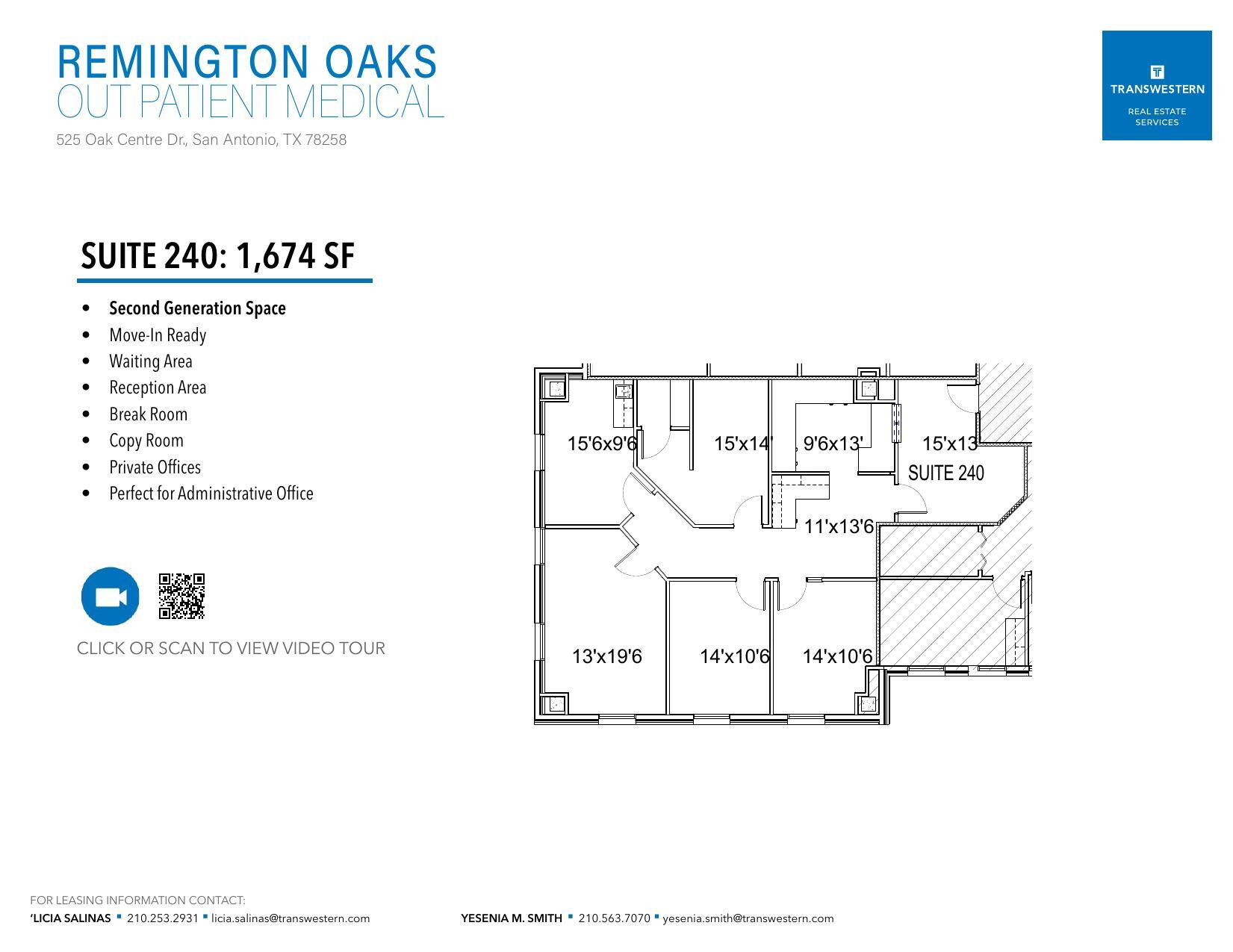 525 Oak Centre Dr, San Antonio, TX for lease Floor Plan- Image 1 of 1